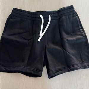 Hollister Black Jogger Shorts 5”